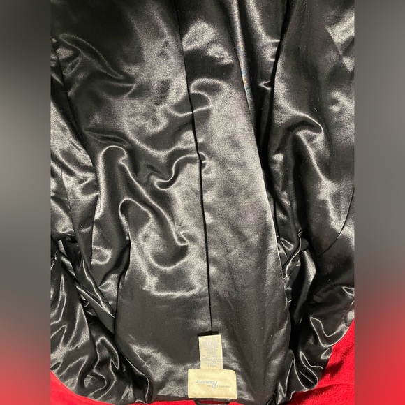 Red hooded wool winter coat size small by Penman's - Picture 5 of 5